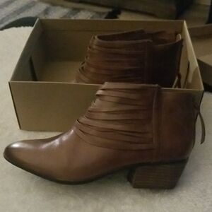 Clarks Brown Ankle Boots